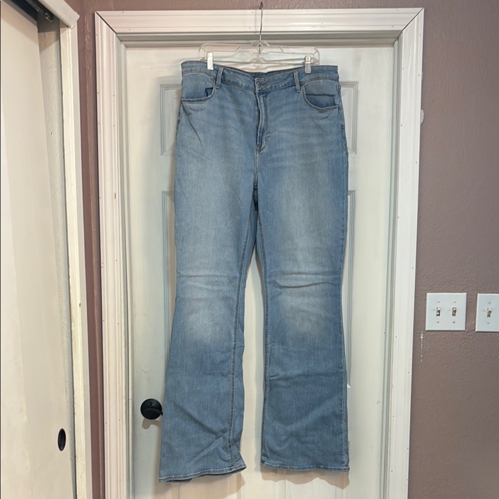 Old Navy High-Rise Flare Classic Blue Women's Jeans